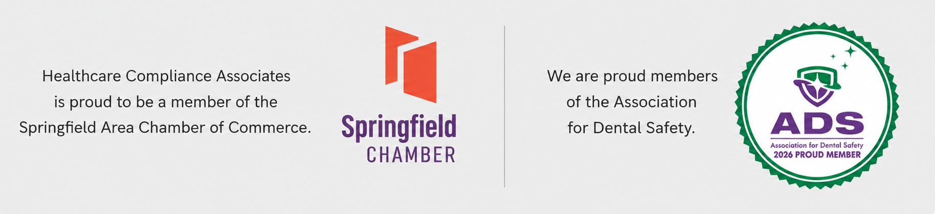 Springfield Chamber member - Healthcare Compliance Associates - OSHA, HIPAA, Infection Control Training for Dental and Healthcare