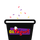 Black yogurt cup logo with colorful sprinkles and “D.I.Yogurt” text