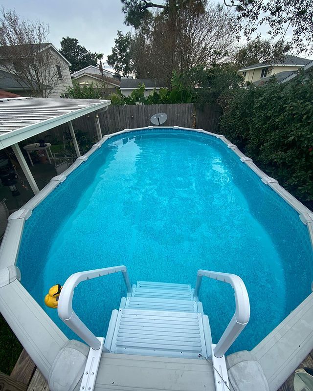 Newly Cleaned Pool — New Orleans, LA — Blue Street Pools