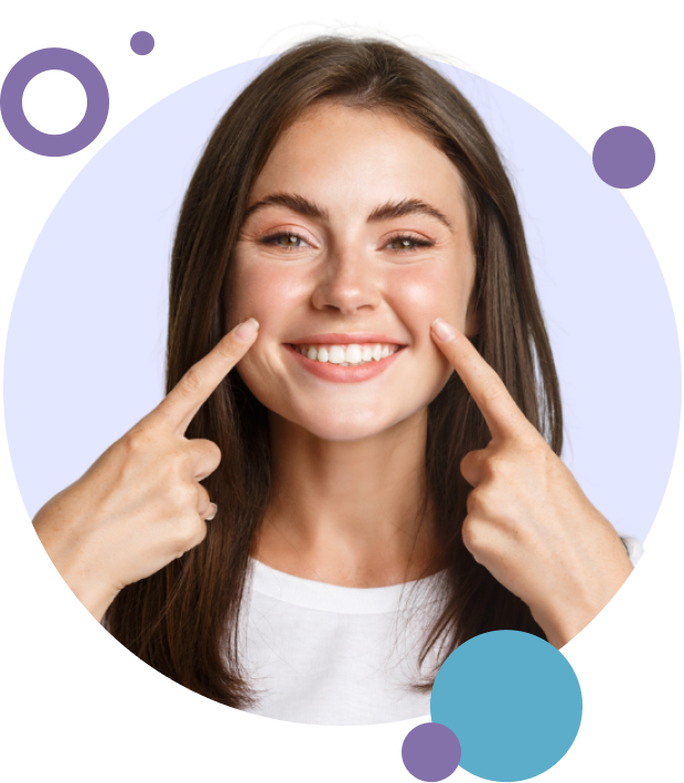 Woman having a tooth extracted