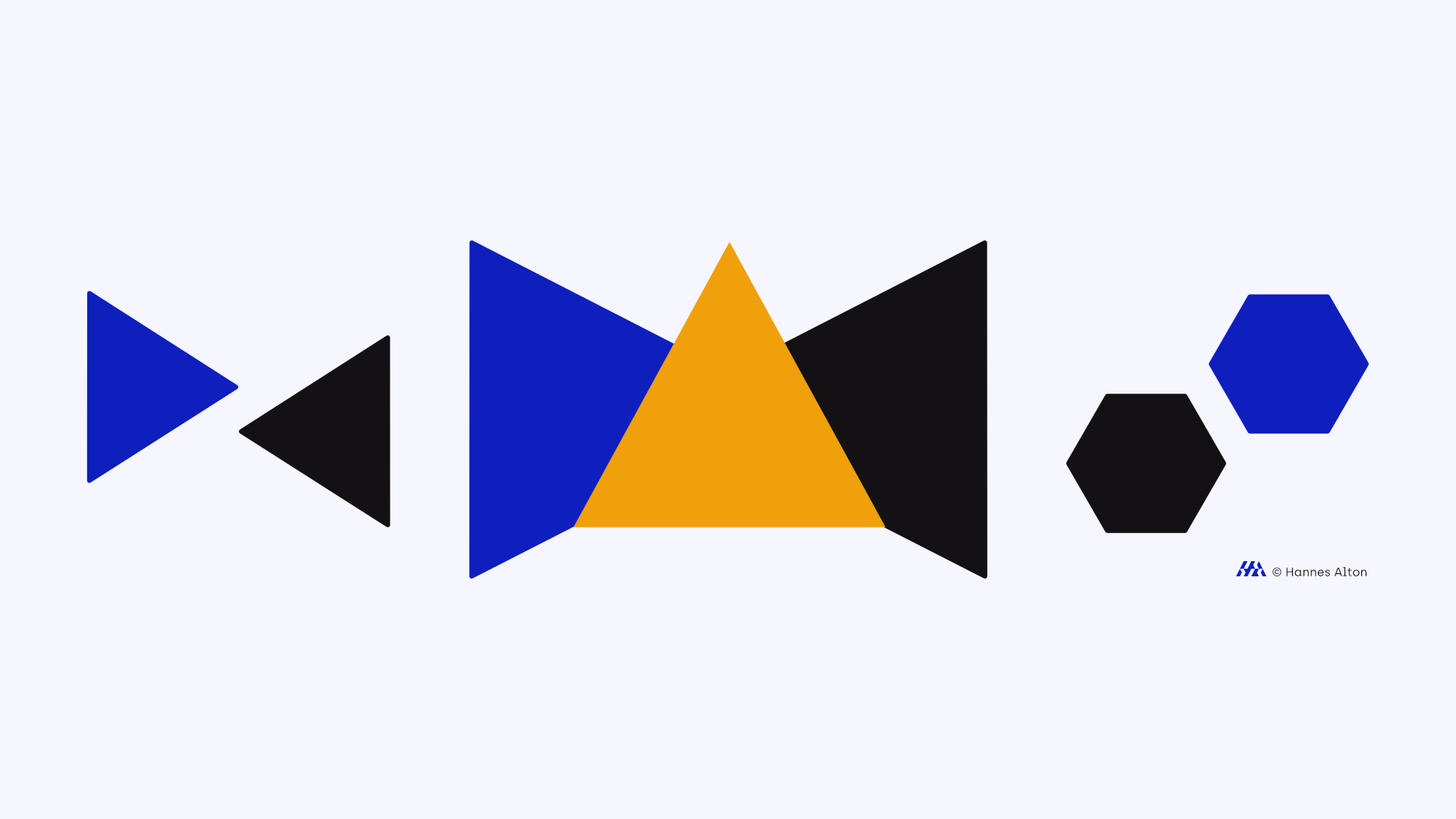 Grafica Vector³ per la strategia: visione vs. realtà, tensione delta e attuazione del progetto