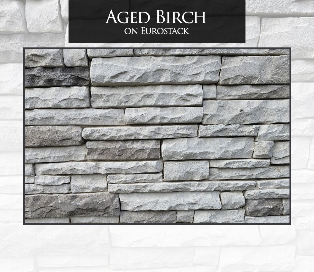 A picture of aged birch on eurostack stone