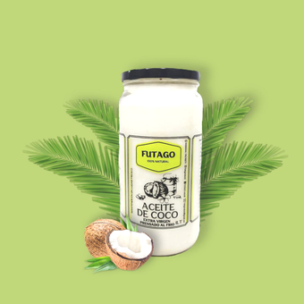 Futago, aceite de coco.