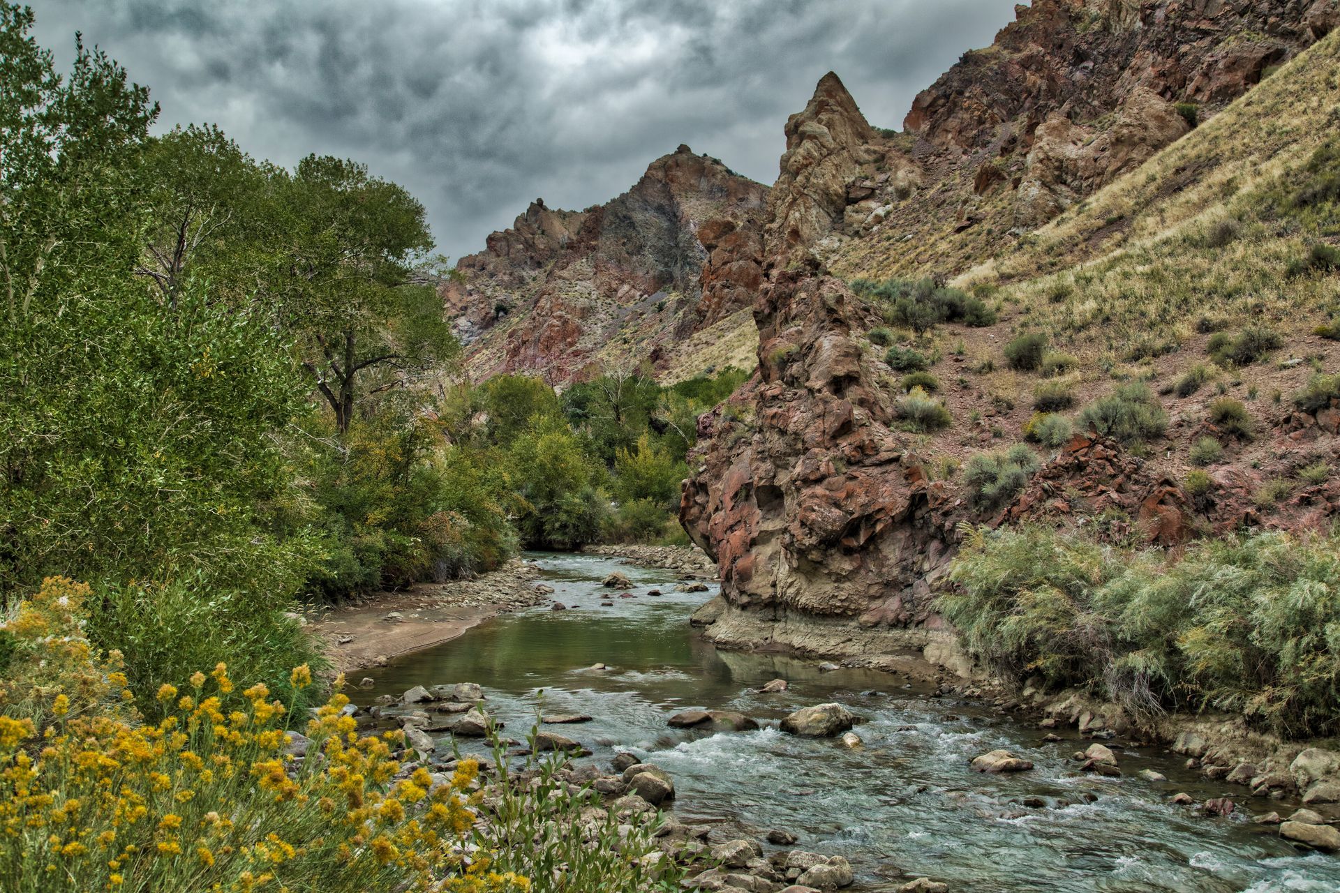 mountain river