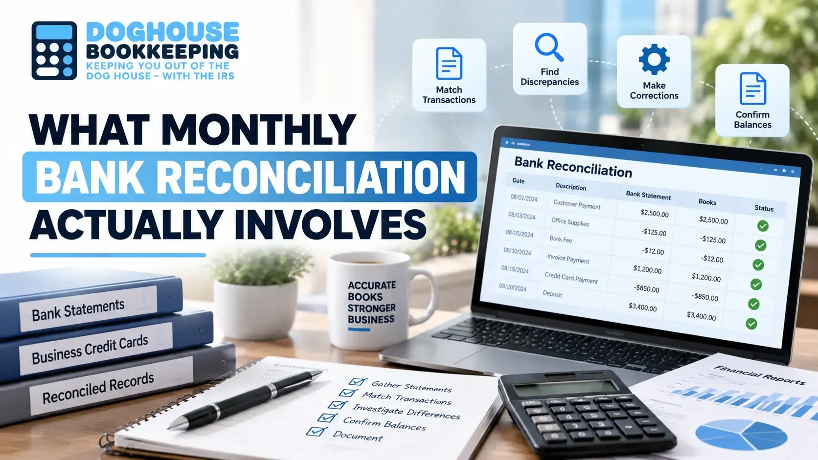 Monthly Bank Reconciliation
