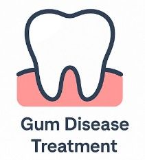 Gum disease and periodontal care illustration