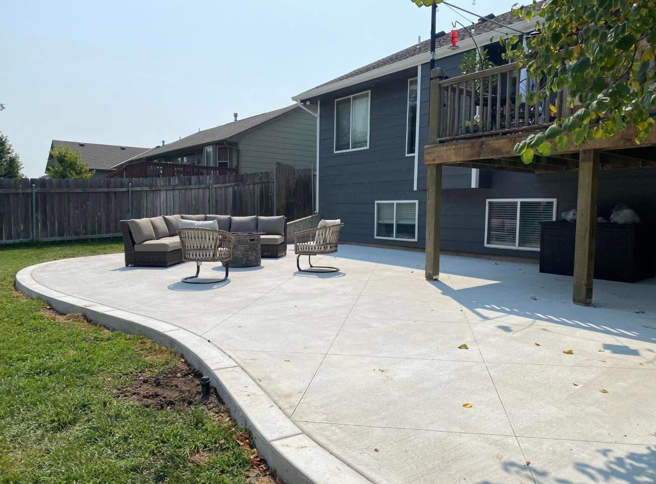 Stamped Concrete Wichita KS, Decorative Concrete, Concrete Patio, Concrete Driveway, B&B Builders