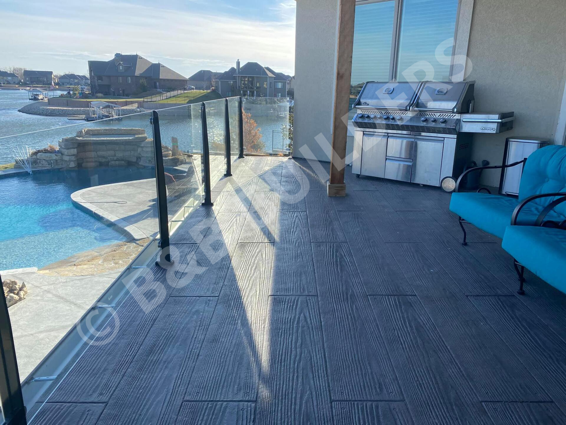 Stamped Concrete Patio - Wichita