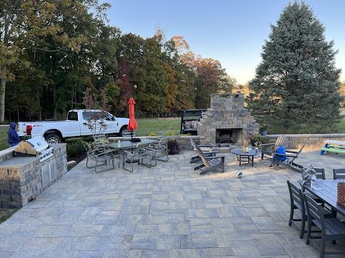 Patio In Progress | Reisterstown, MD | Greenmount Lawn