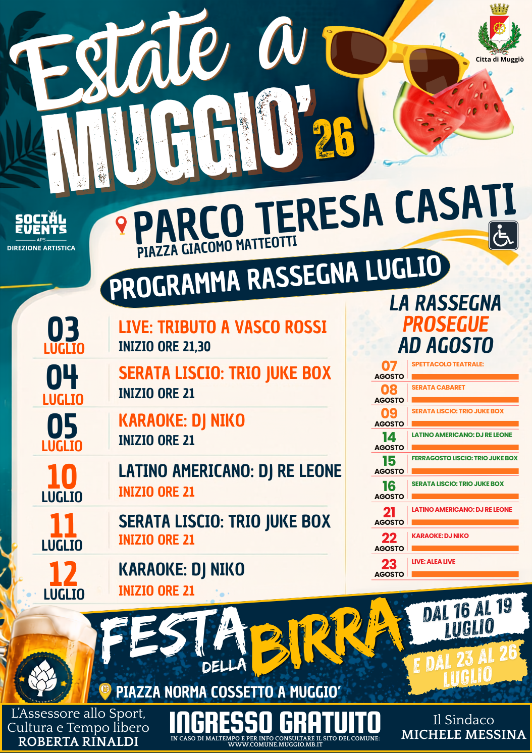 ESTATE A MUGGIO' 2026