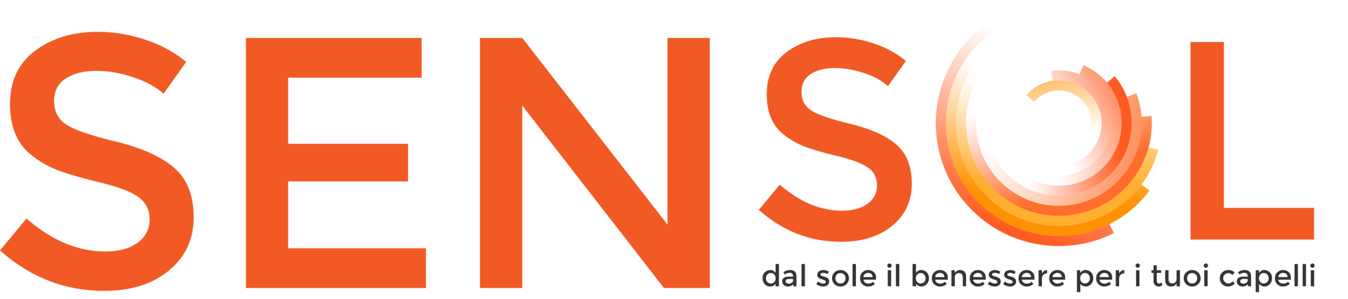 Logo SENL in arancione e grigio con un piccolo slogan del sito web sottostante.