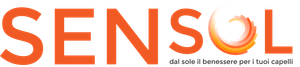 Logo SENSIL in arancione e grigio con lo slogan 
