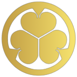Tokugawa Logo depicting a golden circle with a three-pointed motif in the center.