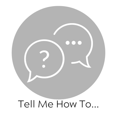 Two speech bubbles, one with a question mark, the other with dots, suggesting a question-and-answer context.