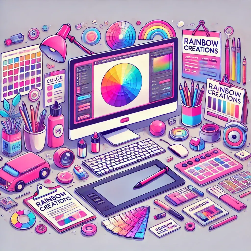 Rainbow Creations graphic design services