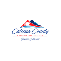 The logo for catosa county is a georgia charter system for public schools.