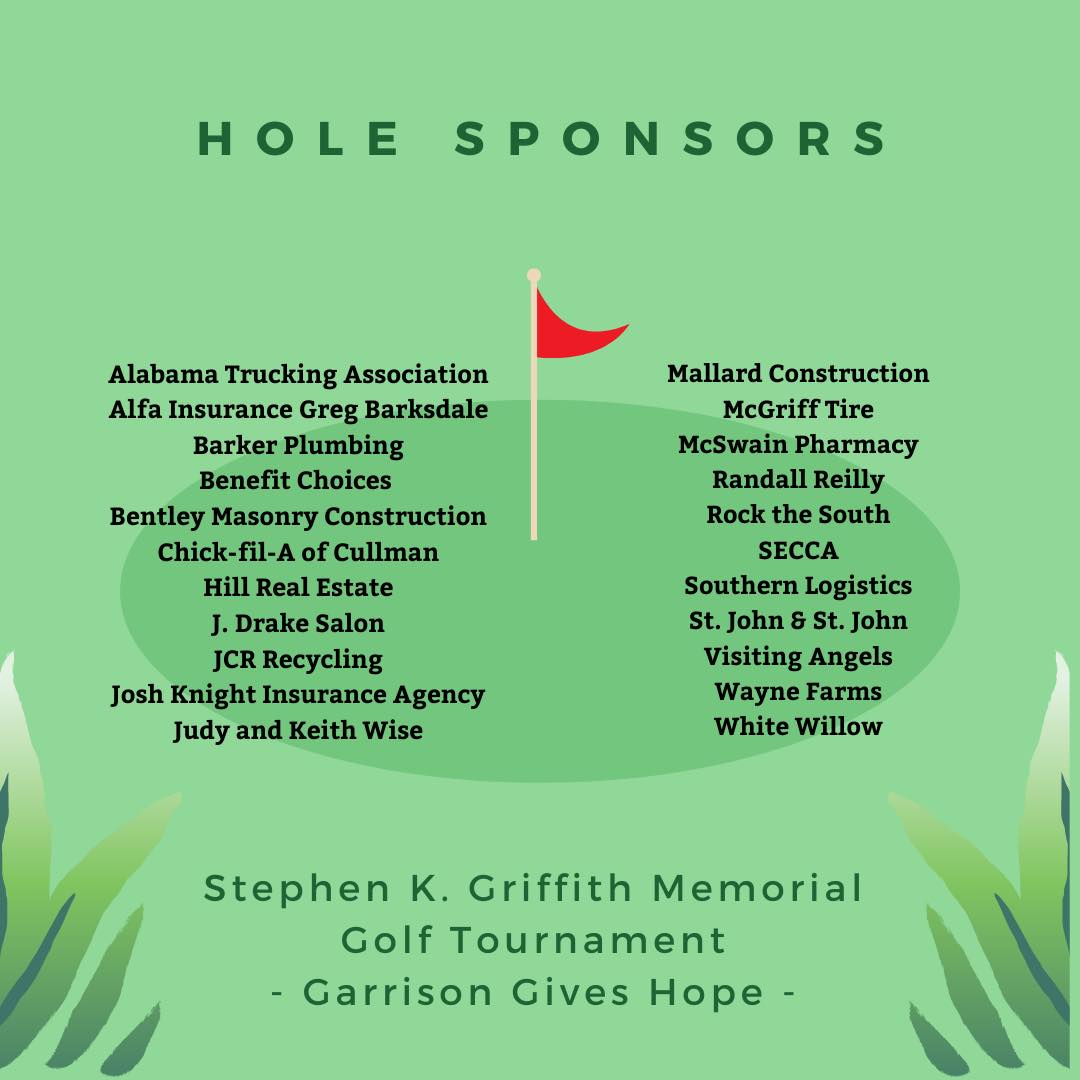 Hole Sponsors