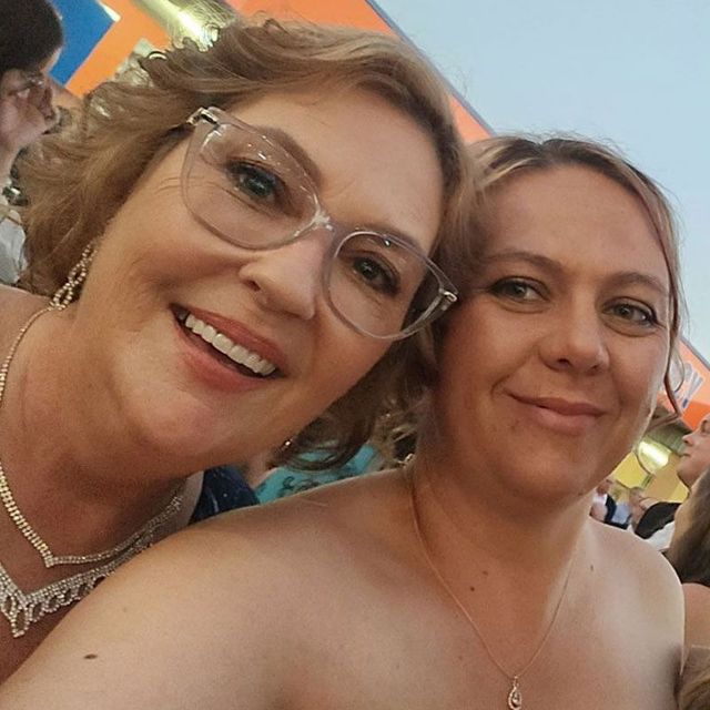 Angel Brown with Ashlea McNellee