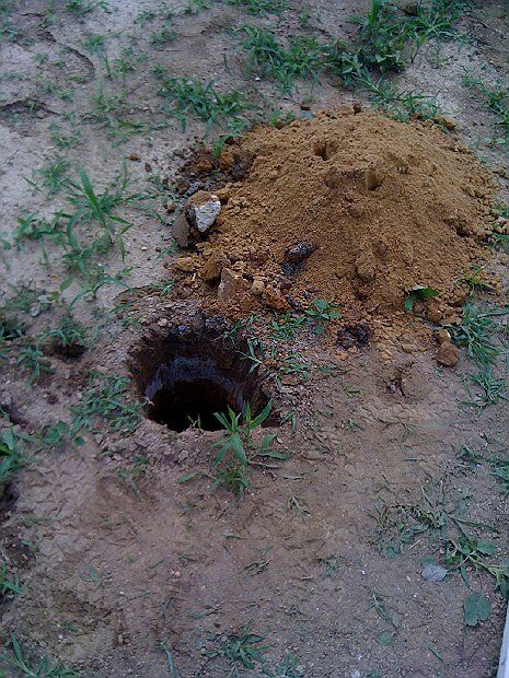 Perc Hole — Chester County, PA — J. Gallagher Septic & Wastewater Control