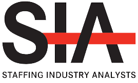 Logo of Staffing Industry Analysts: Black letters