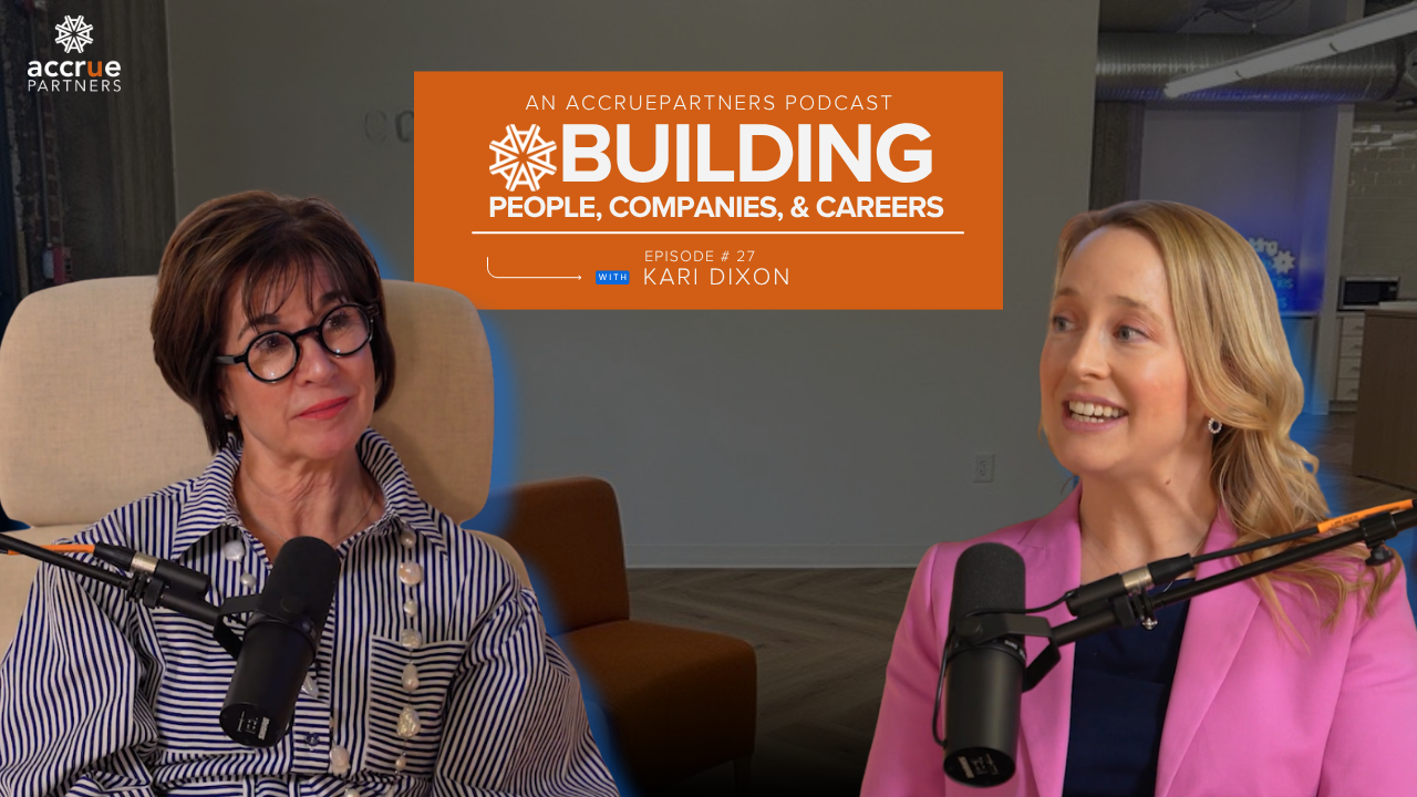 Kari Dixon and Amy Pack discuss how to build a career, a team, and enterprise value in today's business environment.