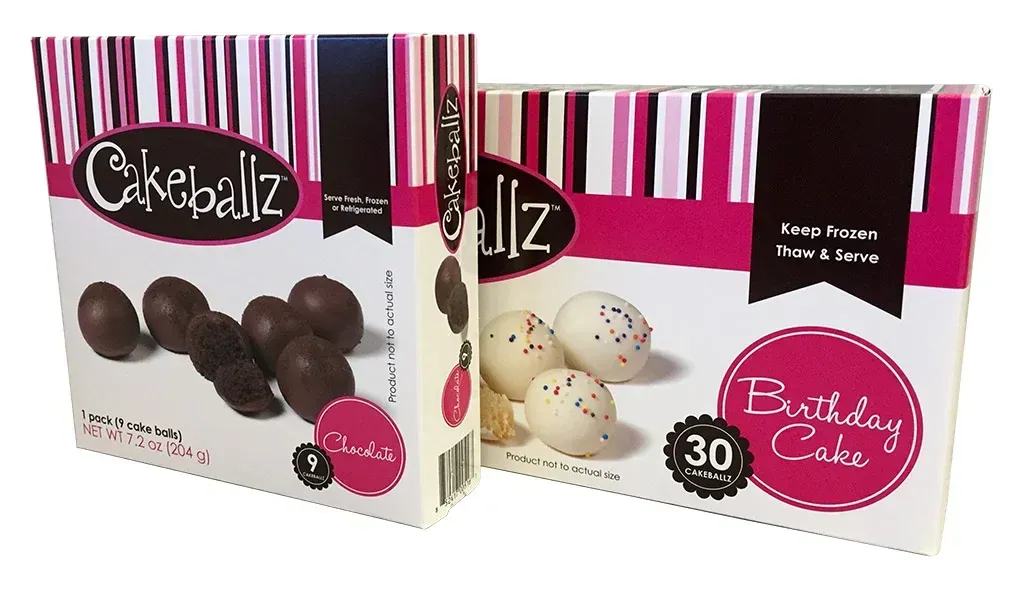 Cakeballz Sealed End Cartons