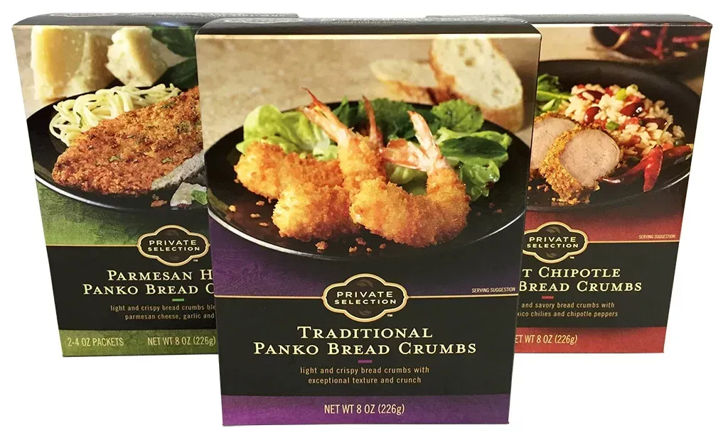 Panko Bread Crumbs Tear Strip Box