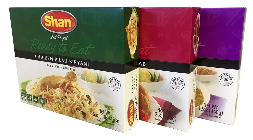 Shan Frozen Meal Cartons