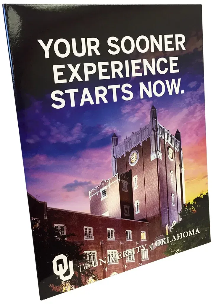 University of Oklahoma Admissions Folder