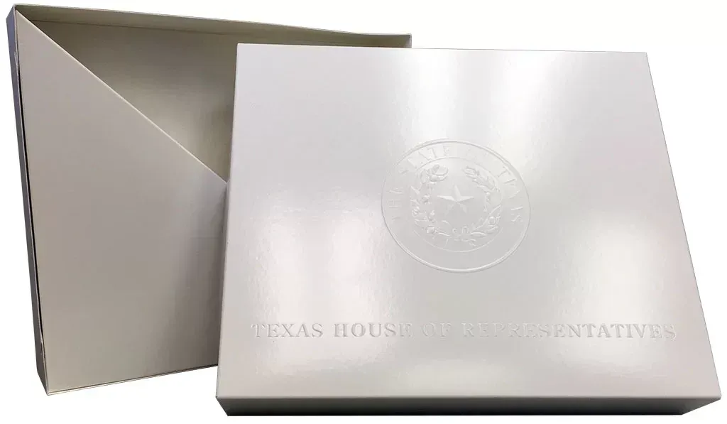 Embossed Folded Flag Carton