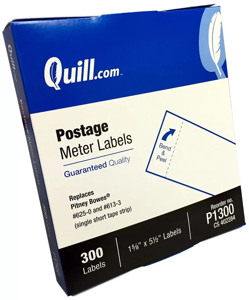 Postage Meter Labels, Large Carton