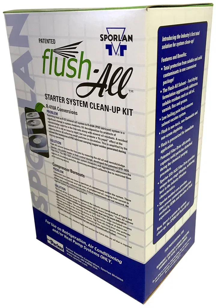 Flush-All Air Conditioning Maintenance Supplies Carton