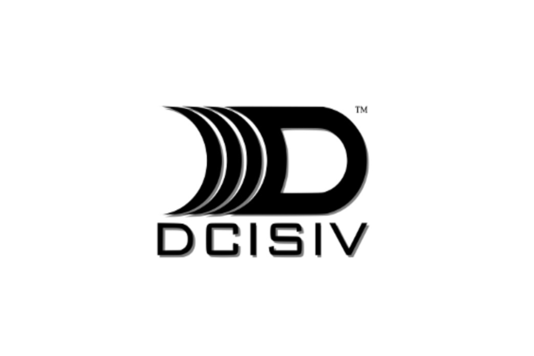 DCISIV logo in black with a stylised D and wordmark on a white background