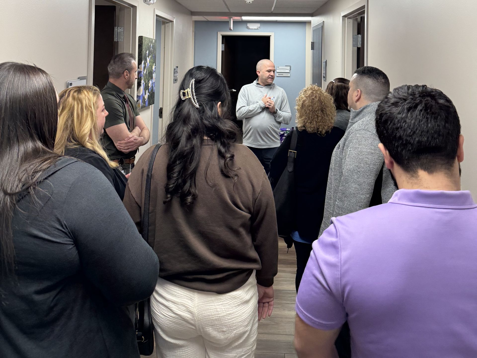 Matthew Matroni, Program Manager for Abilities Programs gives a tour of the Center.