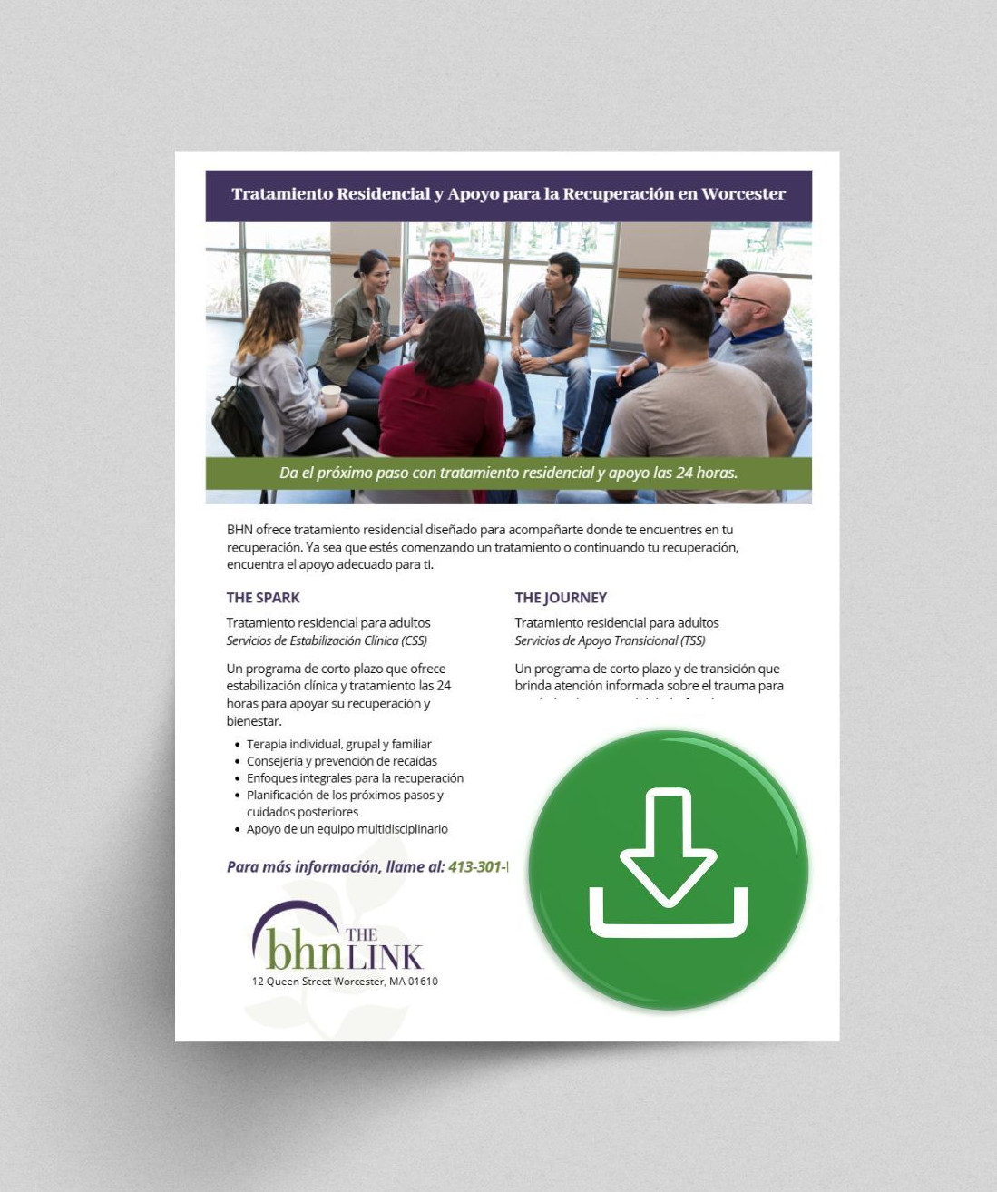 Download the Spark and The Journey Flyer