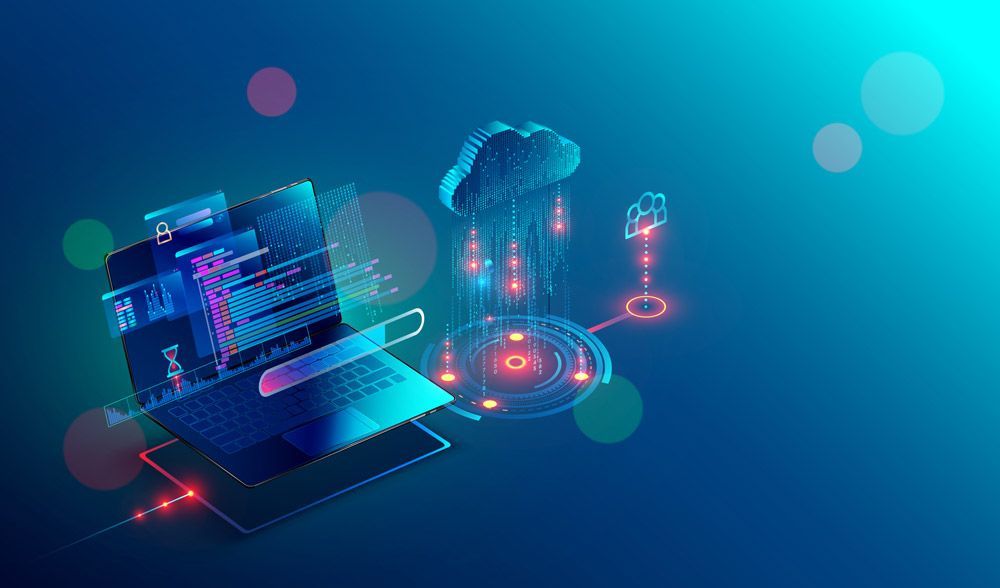 Laptop Connection on Cloud Storage — Communication Systems in Newcastle, NSW