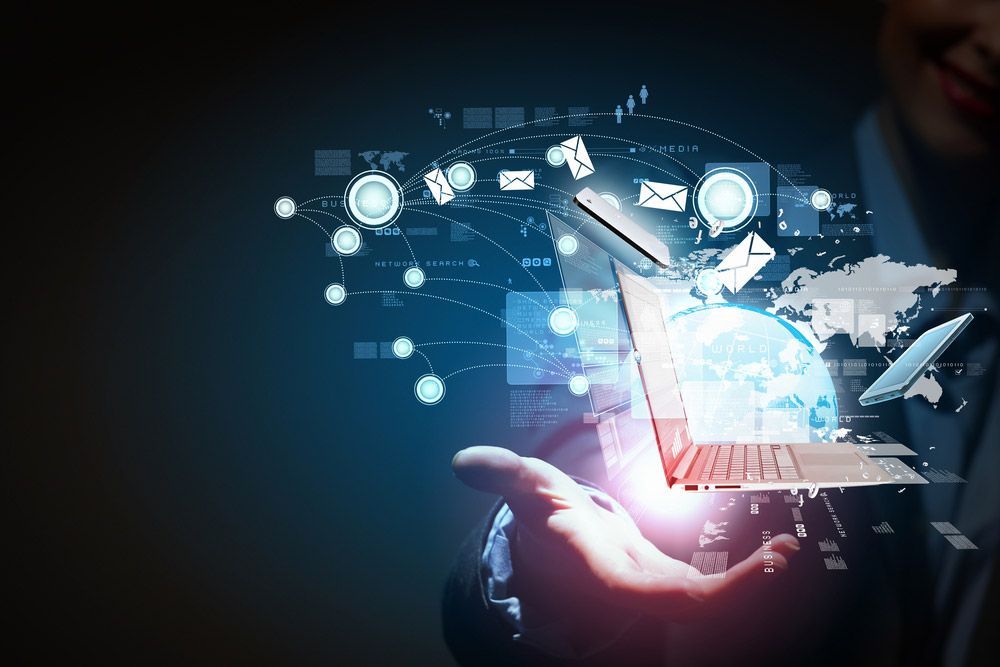 Modern Wireless Technology and Social Media Illustration — Communication Systems in Lake Macquarie, NSW