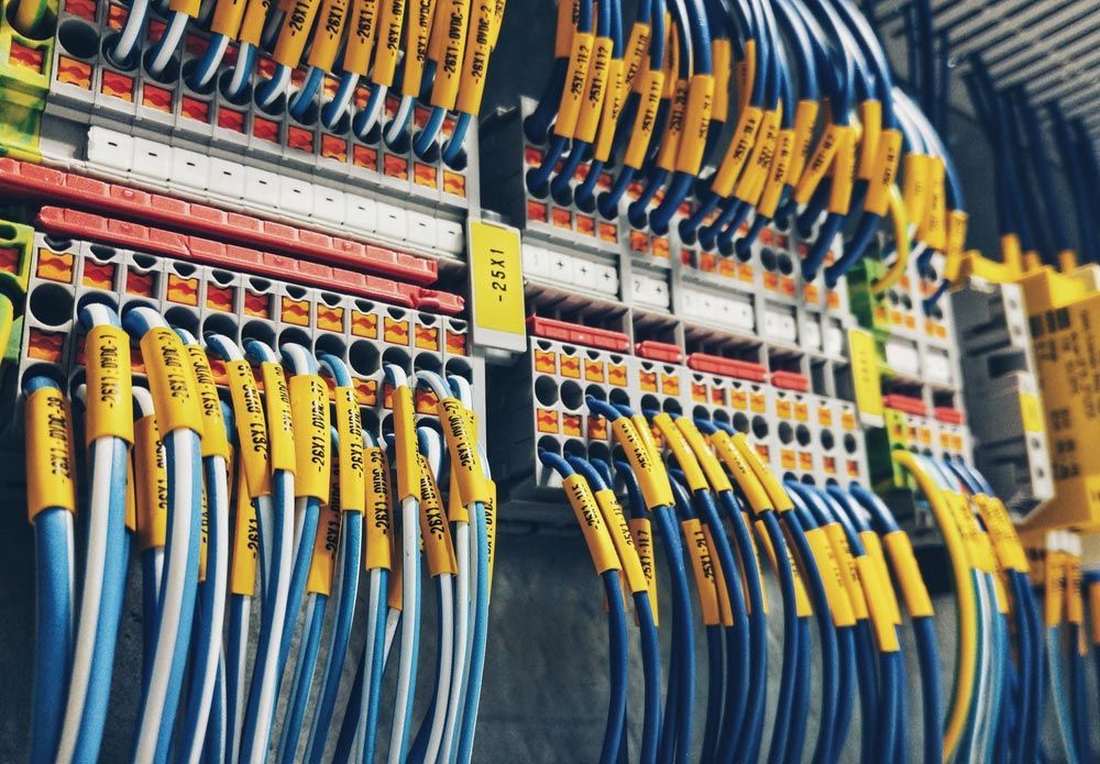 Neatly Organized Network Cables — Communication Systems in Lake Macquarie, NSW