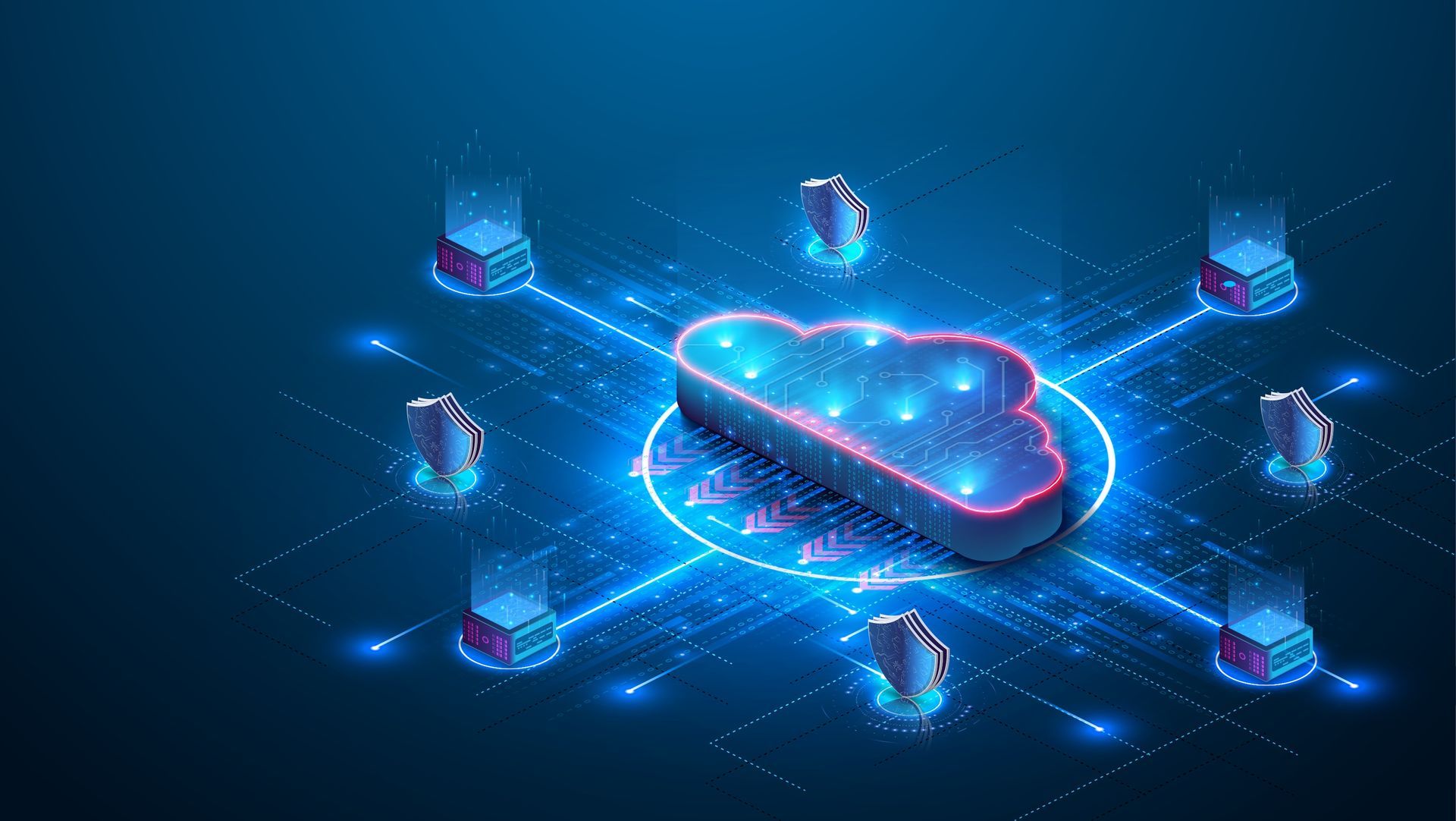 Cloud Technology Concept Illustration — Communication Systems in Hunter Valley, NSW
