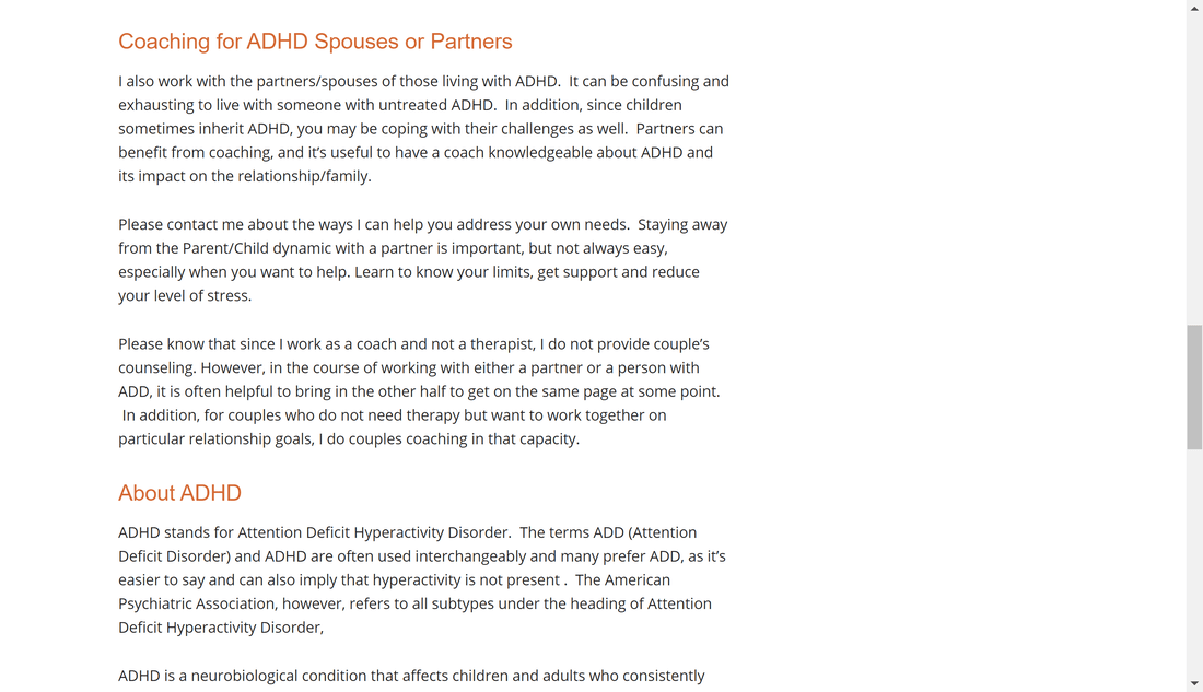 Screenshot with text that has a large right margin