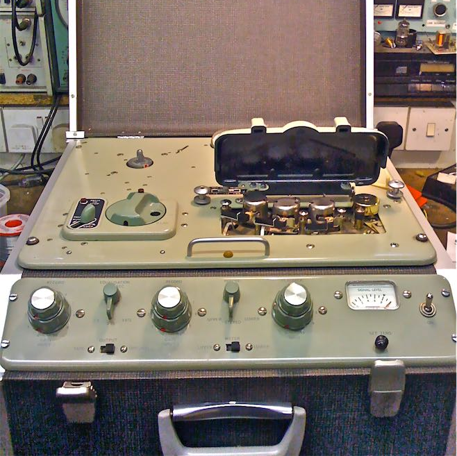 Ferrograph reel to reel tape recorder.