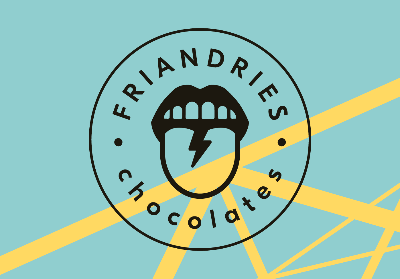 Friandries logo ontwerp