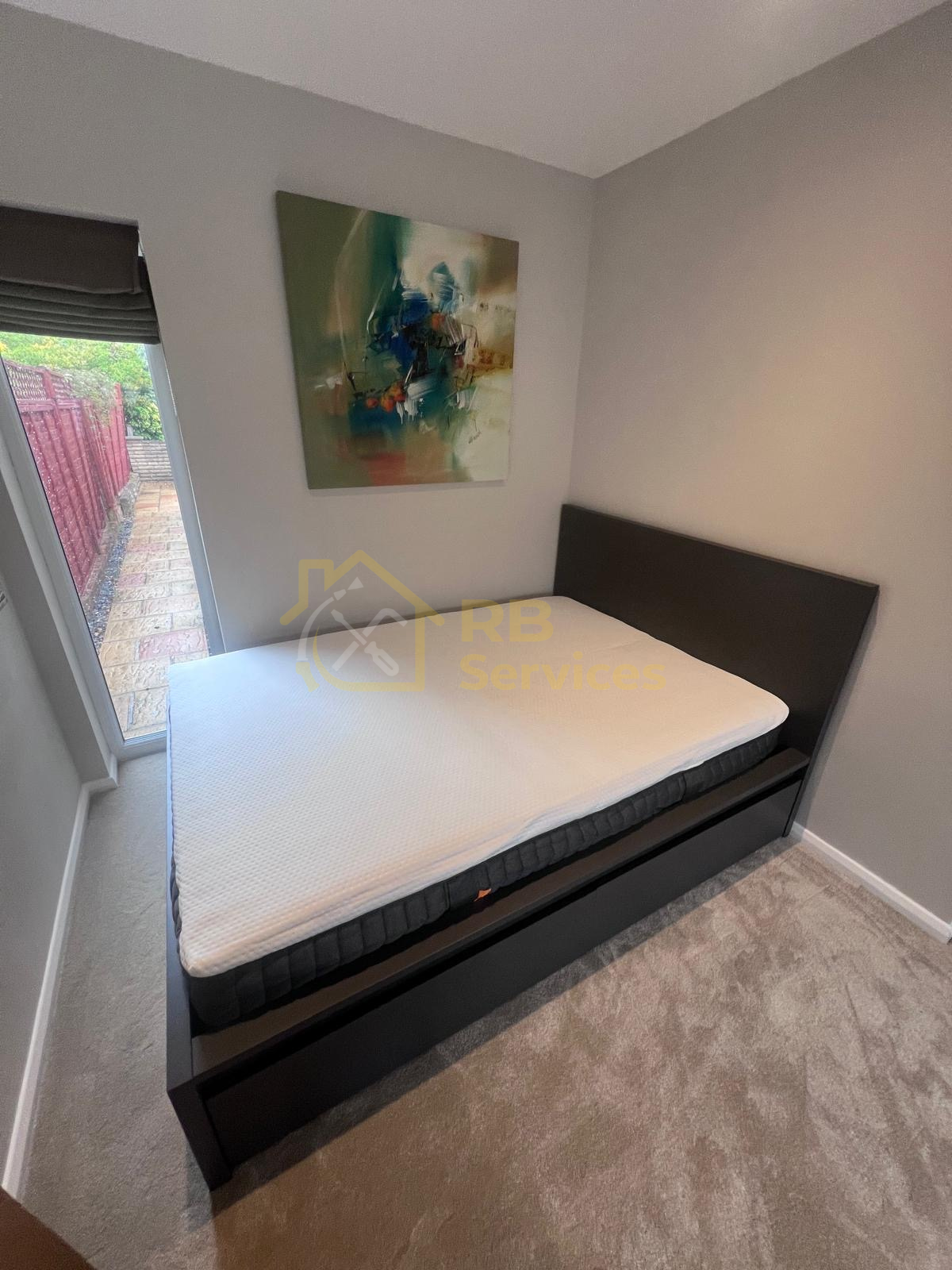 Ikea Malm bed assembled