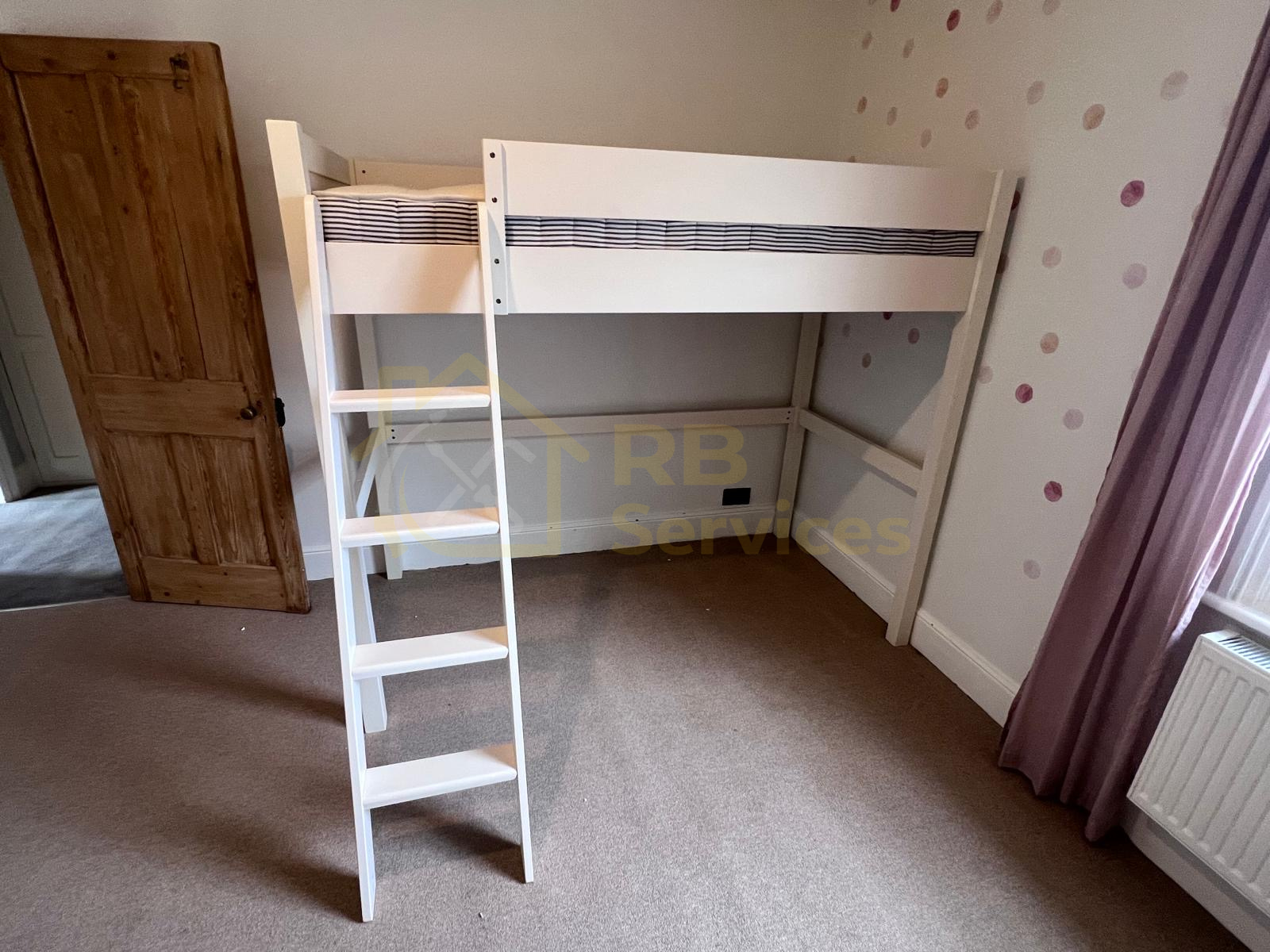 Little Folks high sleeper bed assembled