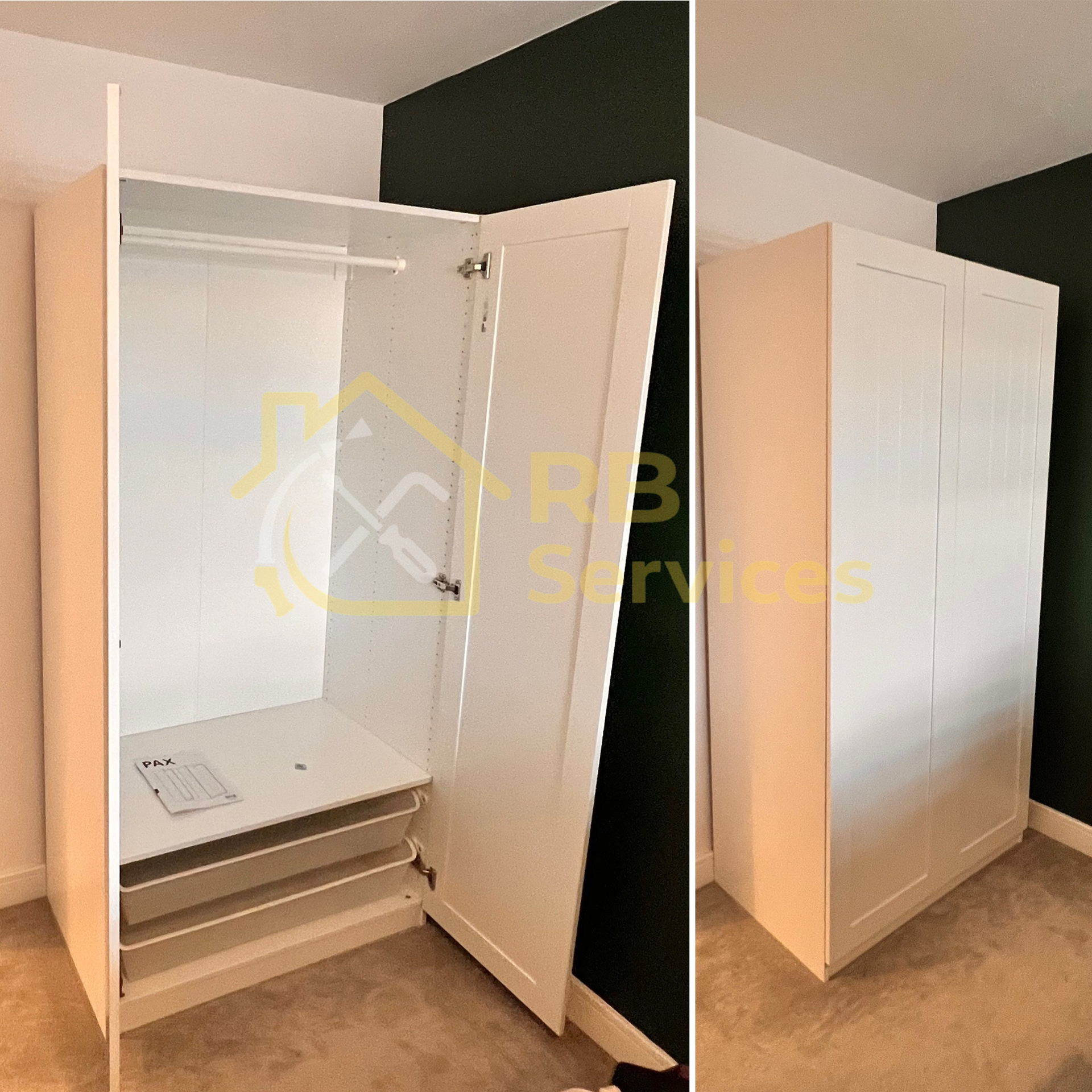 Ikea PAX wardrobe assembly St Albans