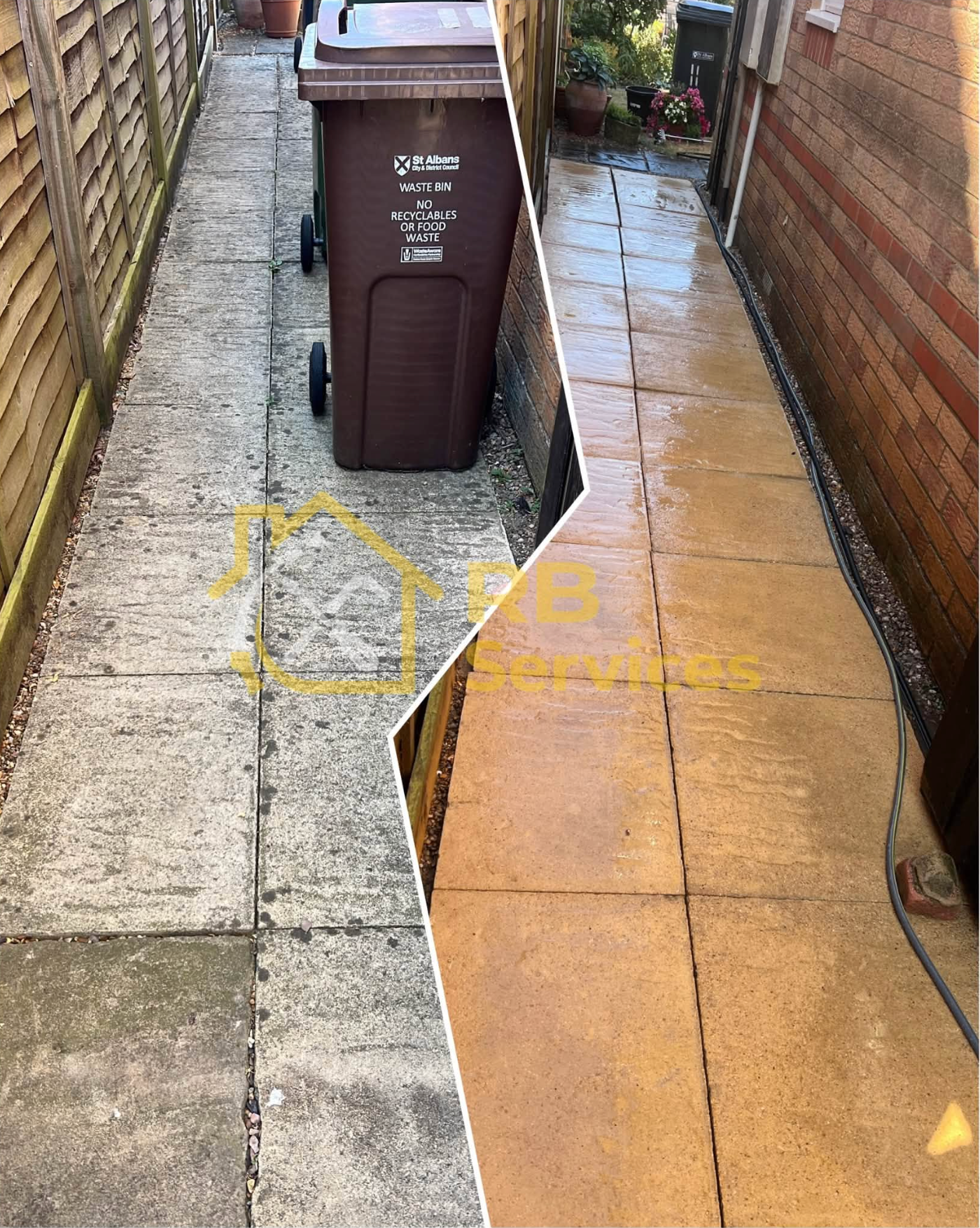 Pathway pressure washing st albans
