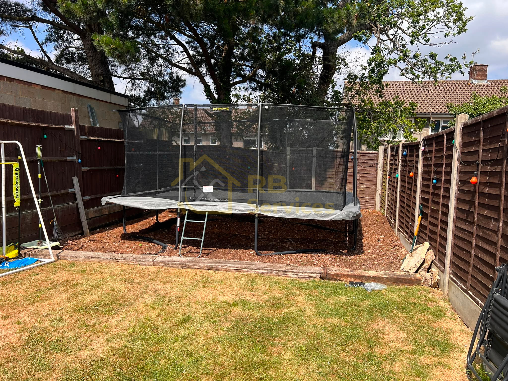 JumpKing Trampoline assembled