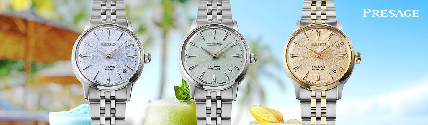 Seiko dameshorloges collectie verkrijgbaar bij Juwelier Schilder-Vlugt Volendam.