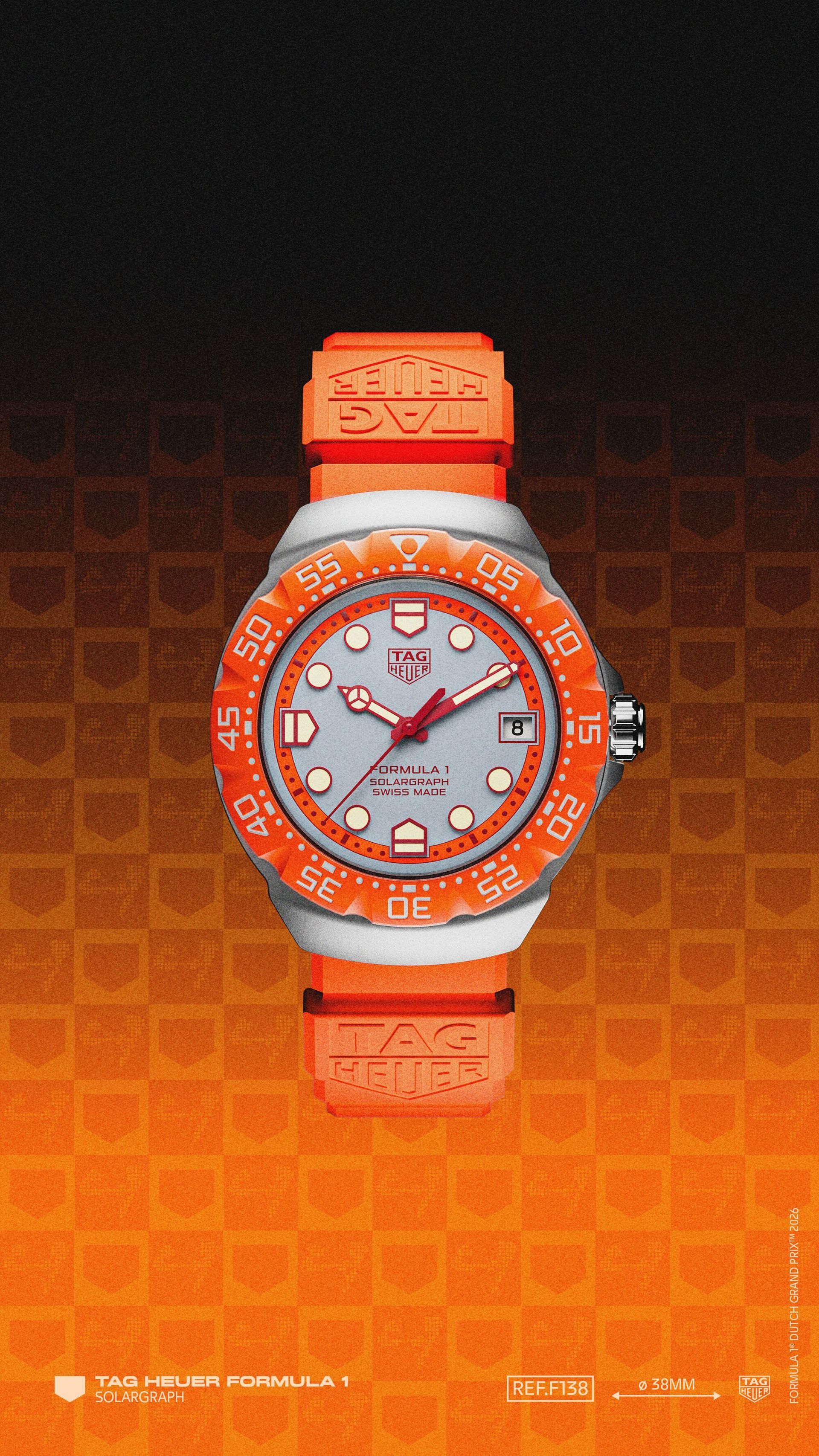 TAG Heuer Formula 1 Solargraph Dutch GP Orange Limited Edition