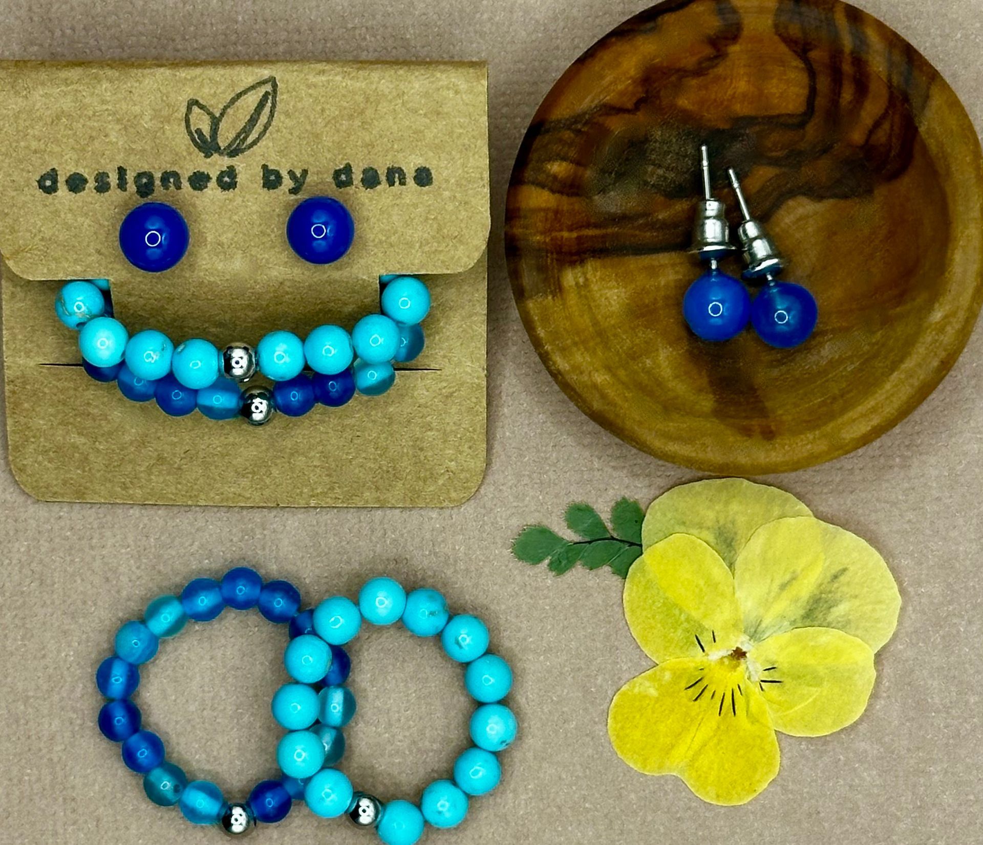 Floral Dewdrops ~ Ocean Petal